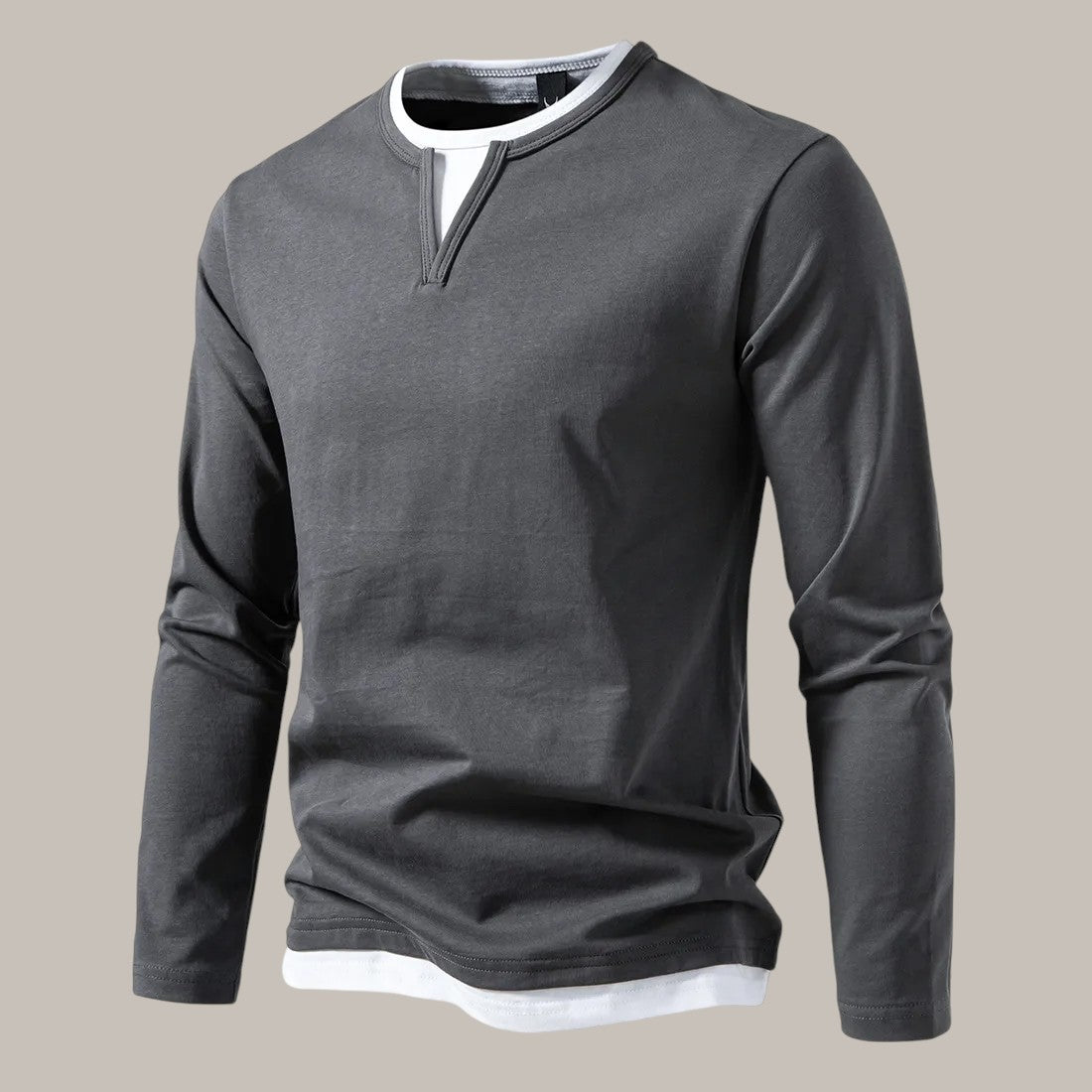 Erik™ – Pull à col V manches longues