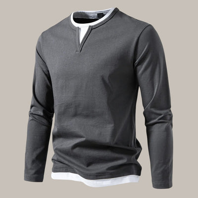 Erik™ – Pull à col V manches longues