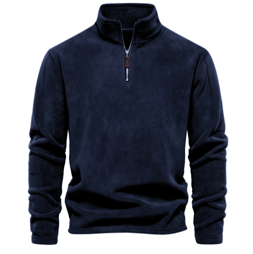 Bastien™ – Sweat-shirt polaire premium à col montant avec fermeture éclair