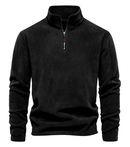 Bastien™ – Sweat-shirt polaire premium à col montant avec fermeture éclair