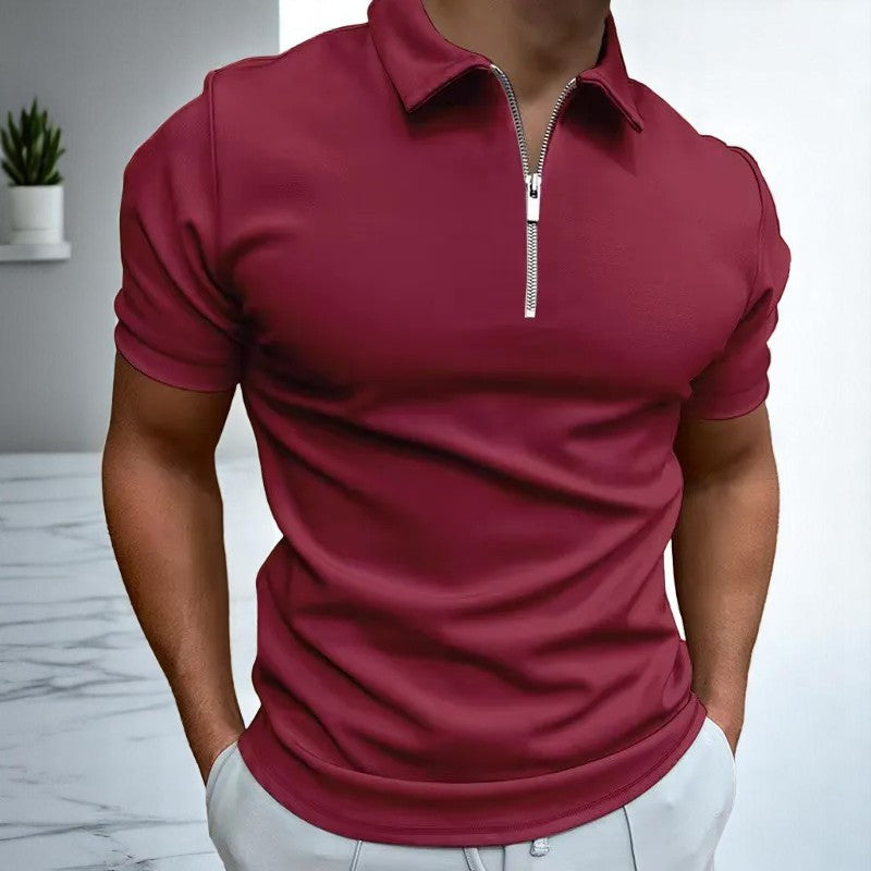 André™ – Polo Moderne à Fermeture Éclair pour Homme