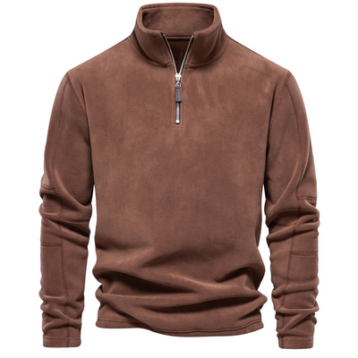 Bastien™ – Sweat-shirt polaire premium à col montant avec fermeture éclair