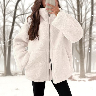 Coraline™ | Veste Teddy Virale Douillette avec Poches