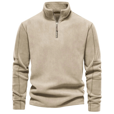 Bastien™ – Sweat-shirt polaire premium à col montant avec fermeture éclair