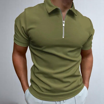 André™ – Polo Moderne à Fermeture Éclair pour Homme