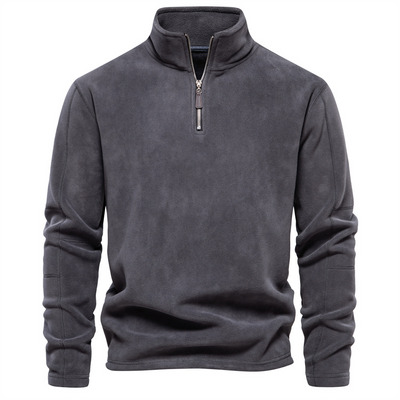 Bastien™ – Sweat-shirt polaire premium à col montant avec fermeture éclair