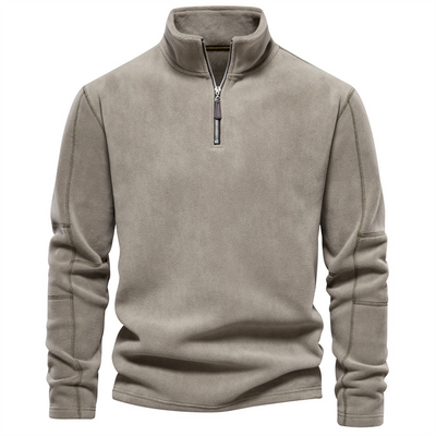 Bastien™ – Sweat-shirt polaire premium à col montant avec fermeture éclair