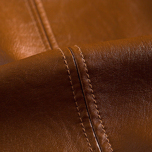 Basile™ Veste en Cuir Classique