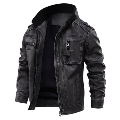 Loïc™ – Veste en Cuir Premium