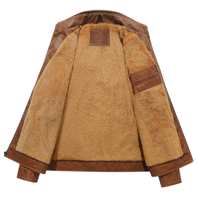 Marceau™ – Veste de motard doublée en polaire premium