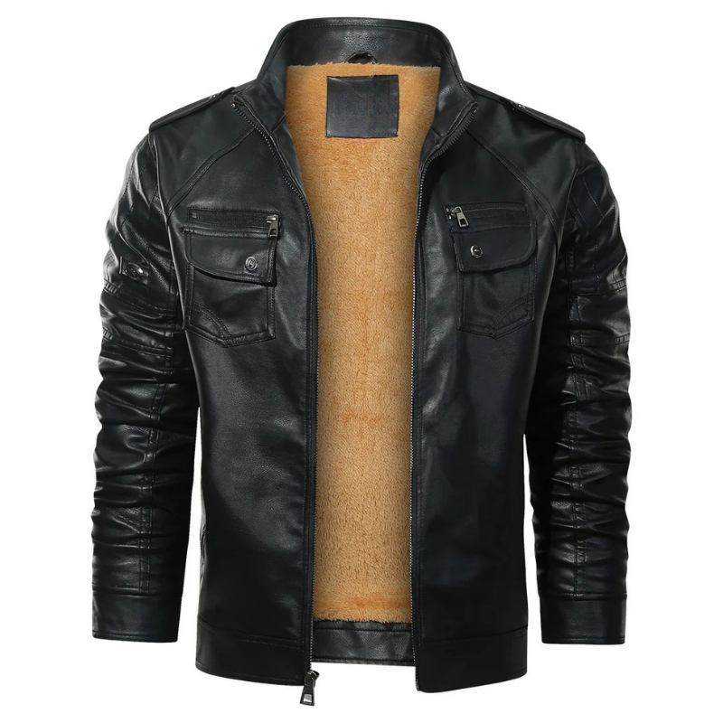 Marceau™ – Veste de motard doublée en polaire premium