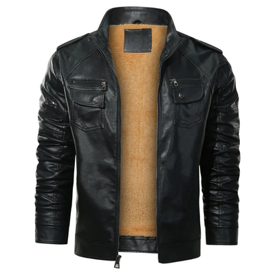 Marceau™ – Veste de motard doublée en polaire premium