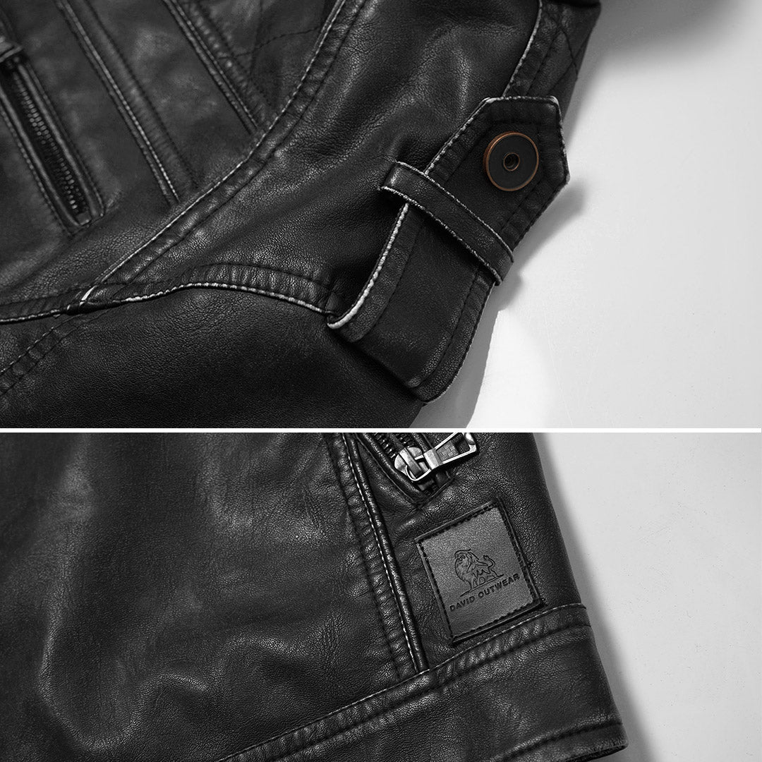 Édouard™ – Veste en Cuir Premium Engine