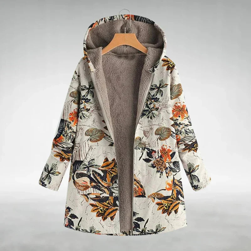 Estelle™ Veste en polaire élégante à motif floral