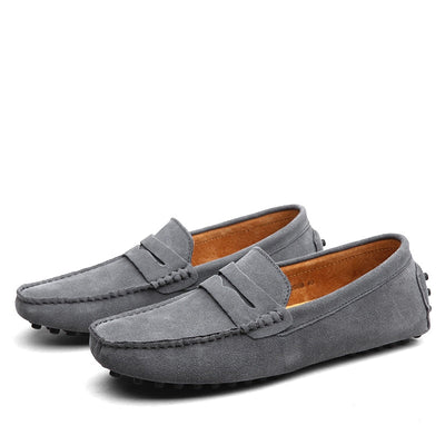Yannis™ – Mocassins en Suède Italien Premium pour Homme