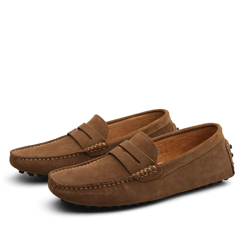 Yannis™ – Mocassins en Suède Italien Premium pour Homme