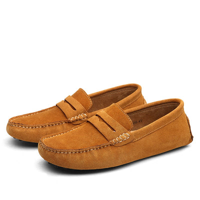 Yannis™ – Mocassins en Suède Italien Premium pour Homme