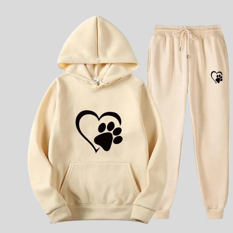Vendela™ Pour les Amoureux des Animaux : L’Ensemble Ultime Hoodie & Pantalon Douillet pour Chaleur, Confort et Style!