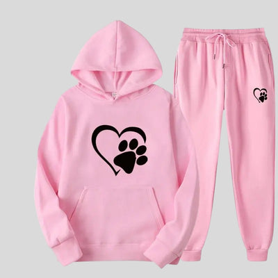 Vendela™ Pour les Amoureux des Animaux : L’Ensemble Ultime Hoodie & Pantalon Douillet pour Chaleur, Confort et Style!