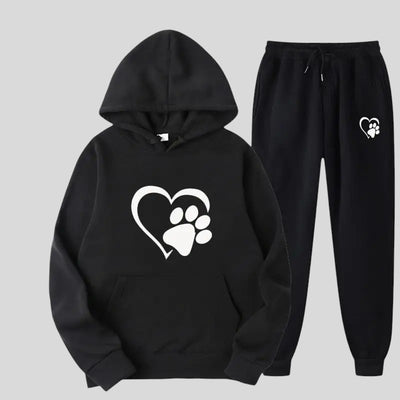 Vendela™ Pour les Amoureux des Animaux : L’Ensemble Ultime Hoodie & Pantalon Douillet pour Chaleur, Confort et Style!