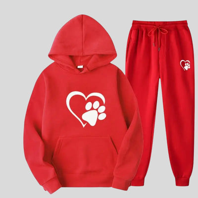 Vendela™ Pour les Amoureux des Animaux : L’Ensemble Ultime Hoodie & Pantalon Douillet pour Chaleur, Confort et Style!
