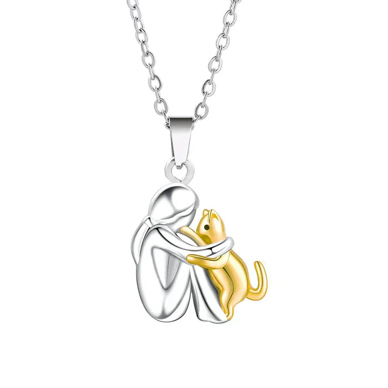 Azélie™ – Collier avec Pendentif en Forme de Chat