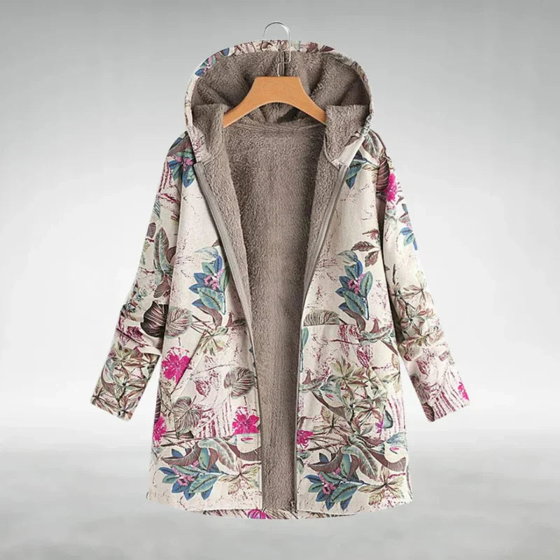 Estelle™ Veste en polaire élégante à motif floral