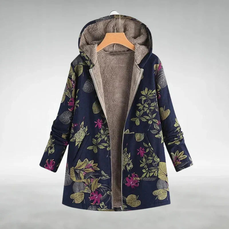 Estelle™ Veste en polaire élégante à motif floral