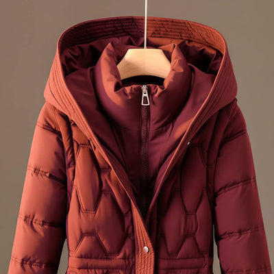 Armelle™ – Manteau Matelassé à Capuche