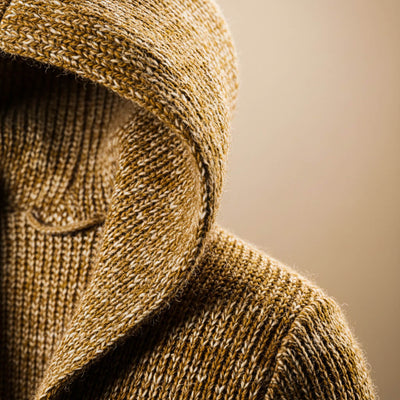 Achille™ – Cardigan à Capuche en Maille Laine