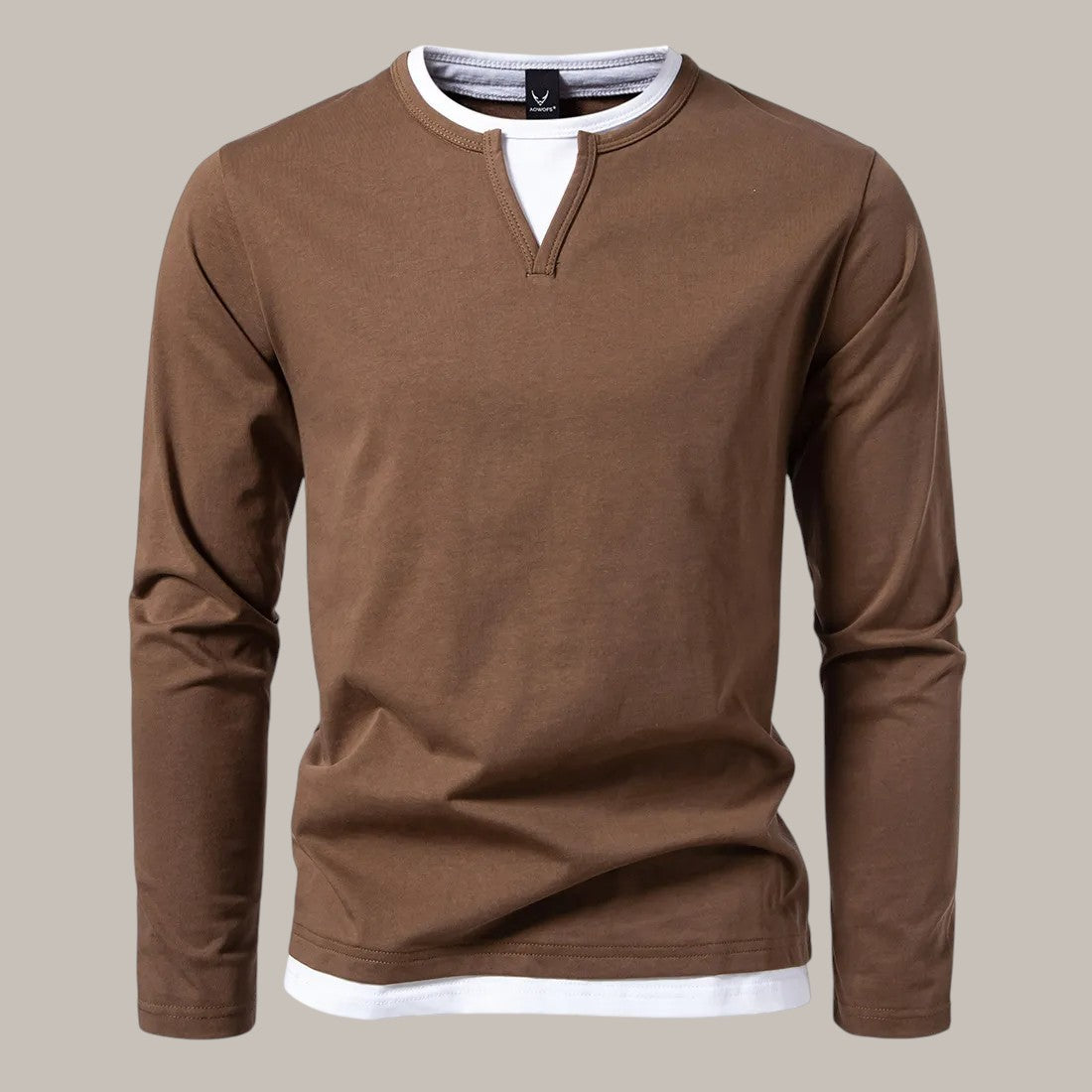 Erik™ – Pull à col V manches longues