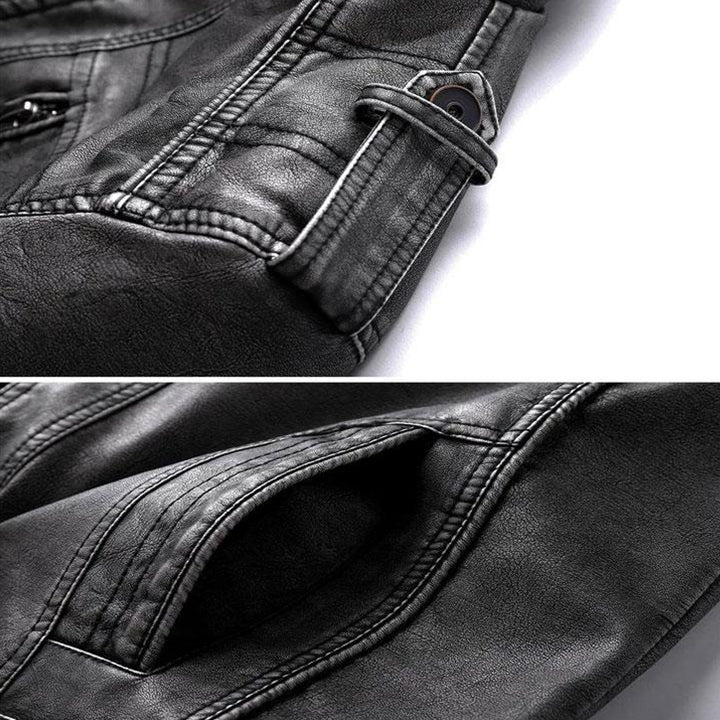 Loïc™ – Veste en Cuir Premium